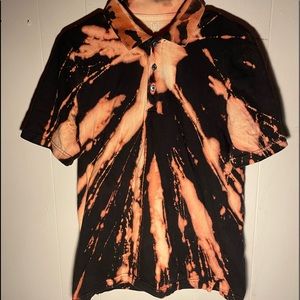 Bleached out polo shirt